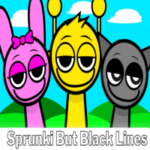 Sprunki But Black Lines